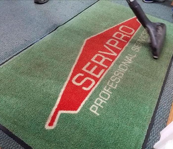 SERVPRO Carpet Being Cleaned